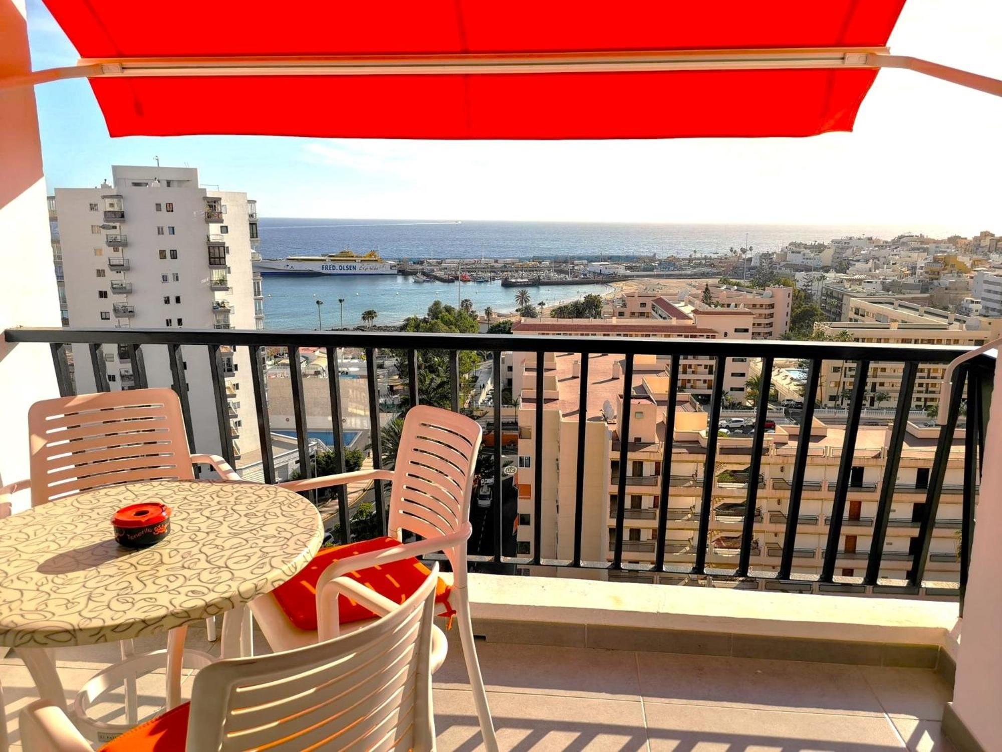 Los Cristianos Appartement Orange Trees Vue Mer Panoramique Εξωτερικό φωτογραφία