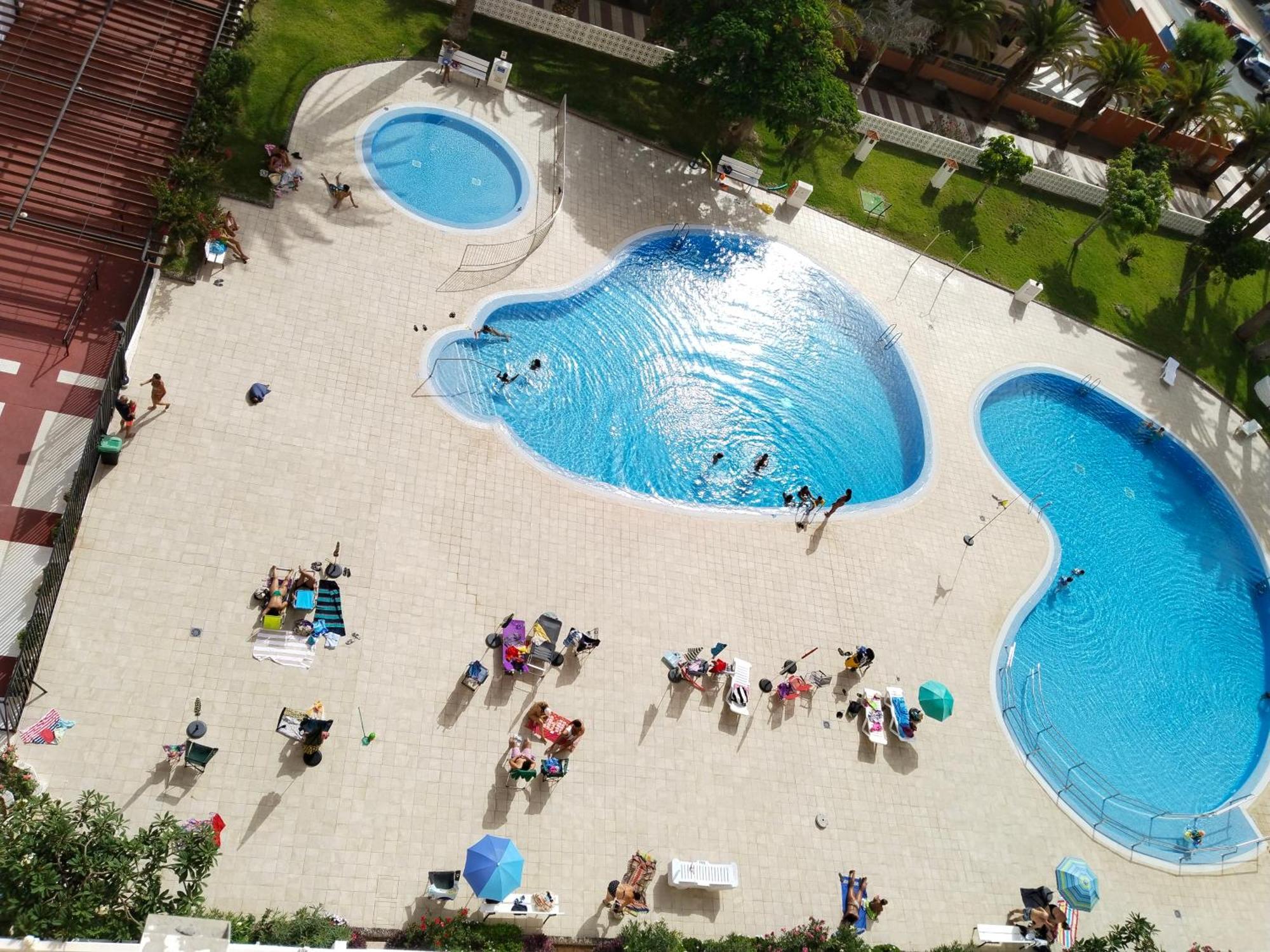 Los Cristianos Appartement Orange Trees Vue Mer Panoramique Εξωτερικό φωτογραφία