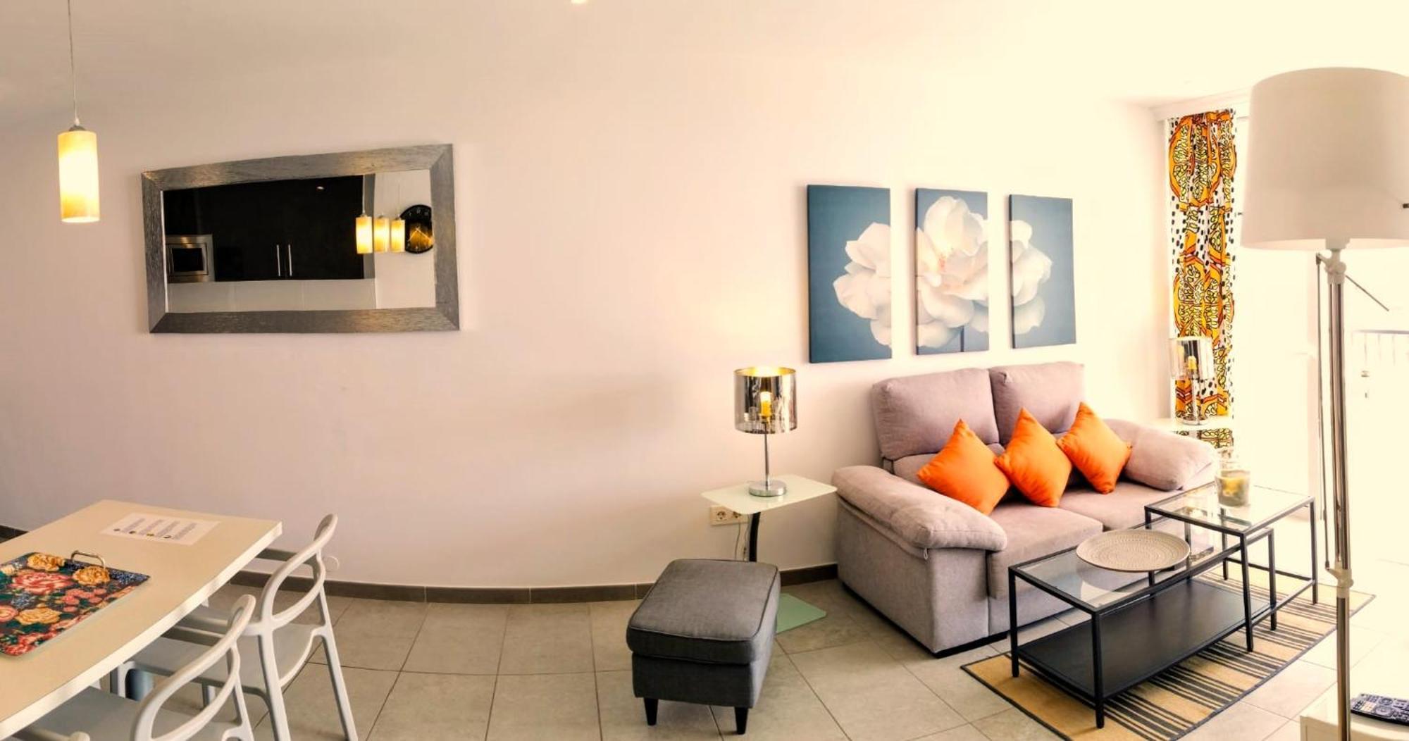 Los Cristianos Appartement Orange Trees Vue Mer Panoramique Εξωτερικό φωτογραφία