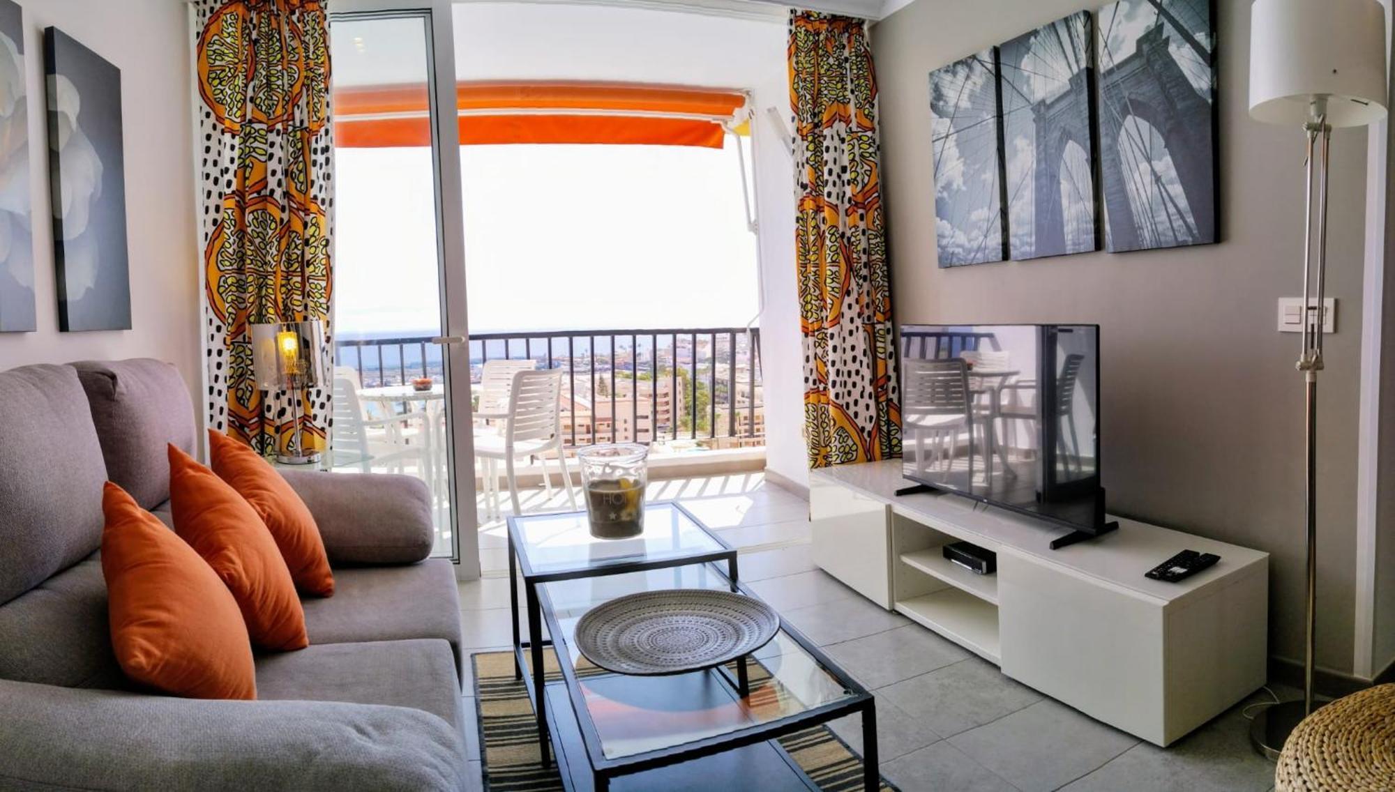 Los Cristianos Appartement Orange Trees Vue Mer Panoramique Εξωτερικό φωτογραφία